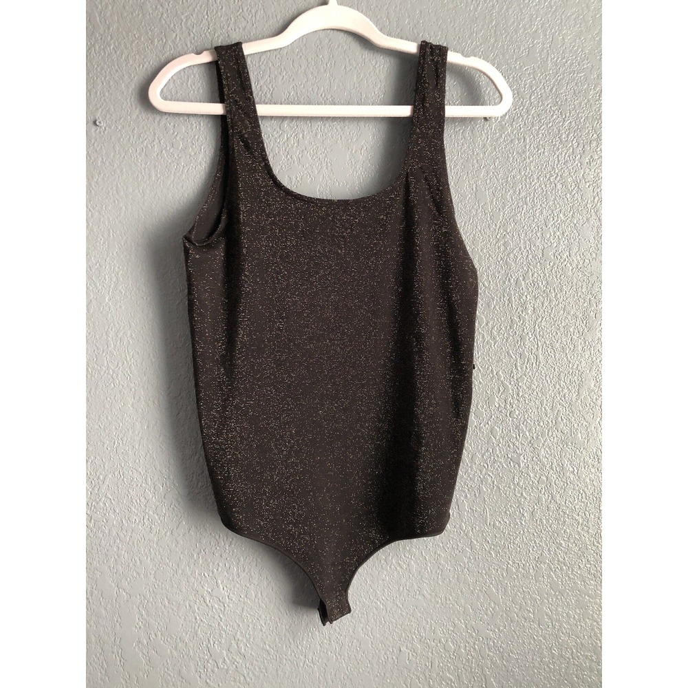 New Sofia Jeans Womems Bodysuit XL (16-18) Black Fairy Ballet‎ Minimalist New